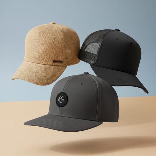 custom cap front logo printing dubai