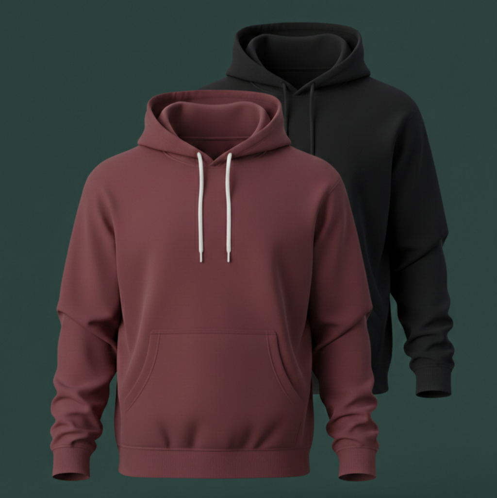 plain custom hoodie without logo clean design dubai